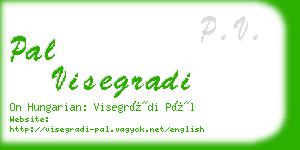 pal visegradi business card